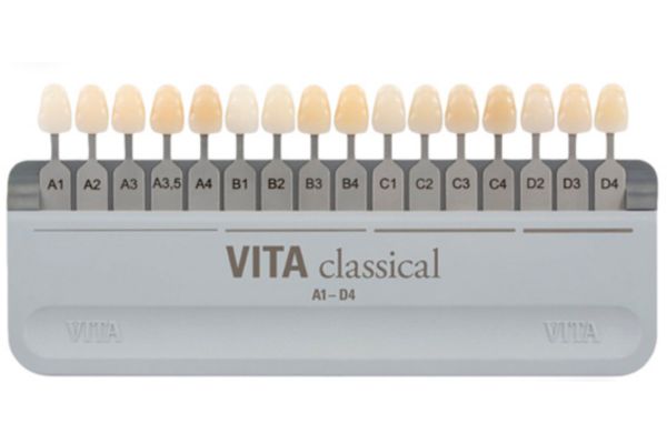 Bảng màu Vita Classic phù hợp cho răng sứ zirconia
