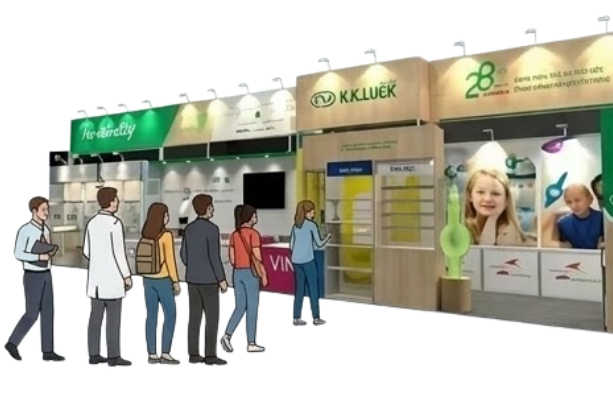 Ghé gian hàng N.K.LUCK