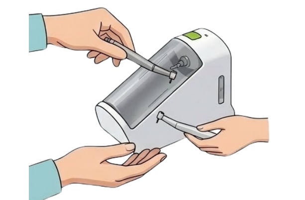 Nhận lại tay khoan đã spa