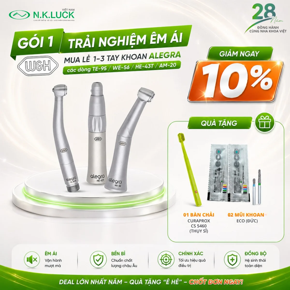 Deal lớn nhất cho dòng tay khoan Alegra trong tháng 5