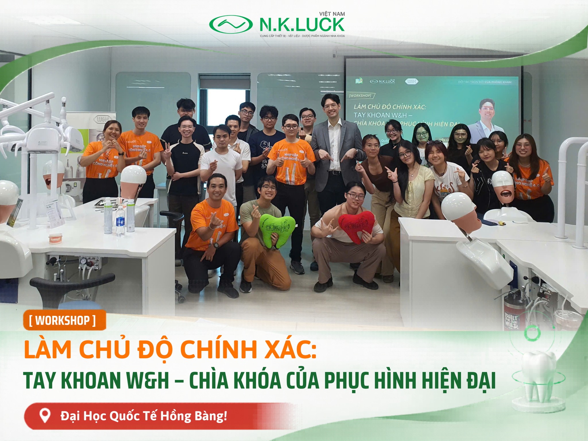 Workshop “Làm chủ độ chính xác: Tay khoan W&H – chìa khóa của phục hình hiện đại”