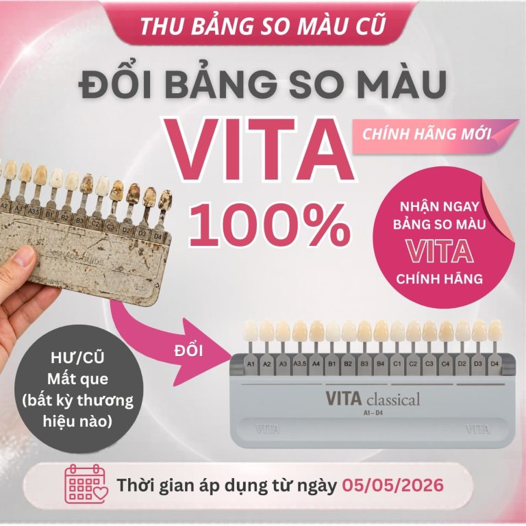 Chương Trình Trade-in Bảng So Màu VITA: Thu Cũ Đổi Mới - Tặng Quà Chuẩn Đức