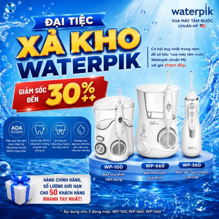 Đại tiệc xả kho Waterpik