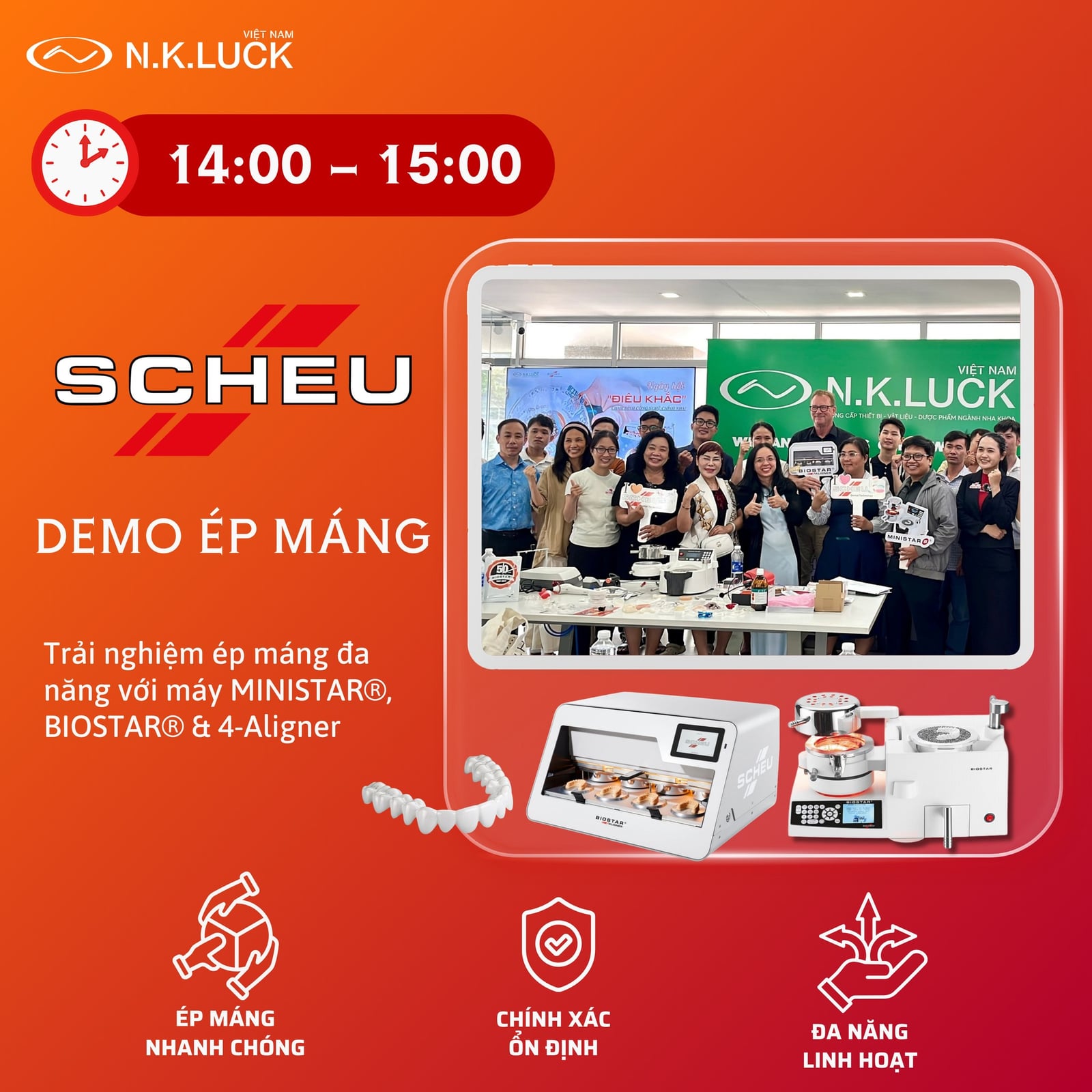 Poster workshop SCHEU demo ép máng