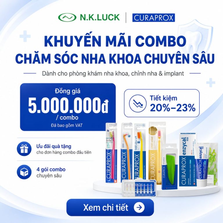 Khuyến mãi combo chăm sóc răng miệng chuyên sâu