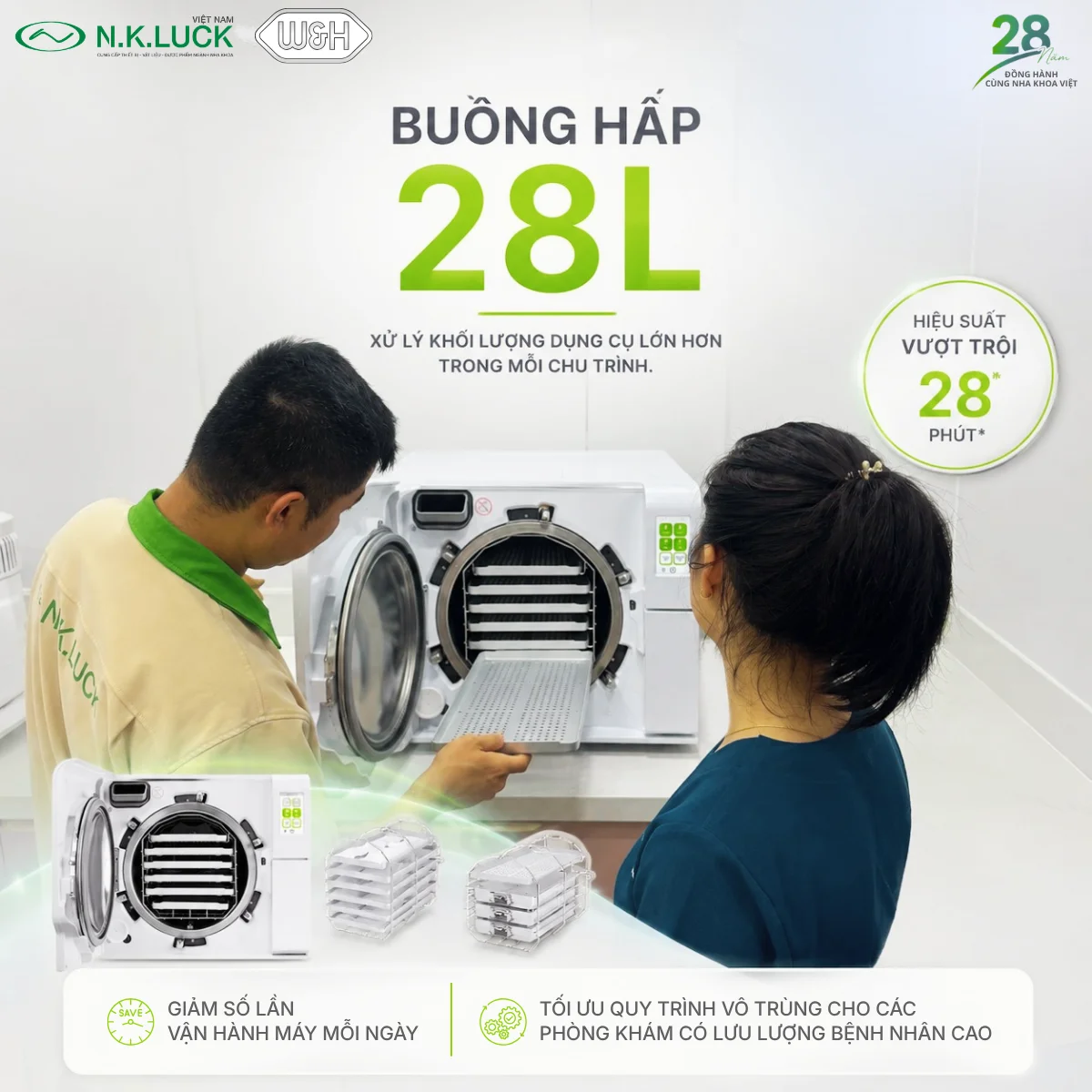 Lara XL 28L từ W&H chính thức có mặt tại N.K.Luck