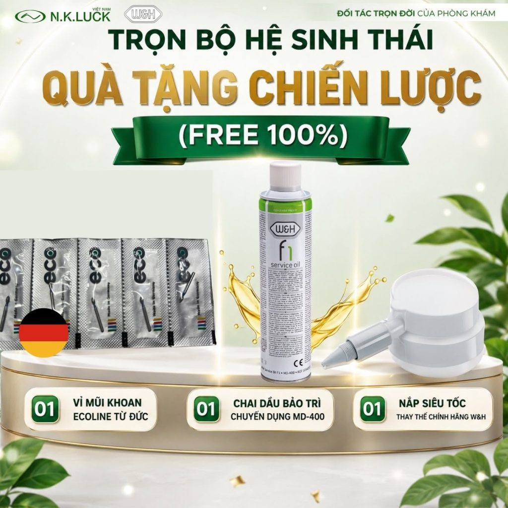Siêu combo tay khoan W&H: Mua 5 tặng 2