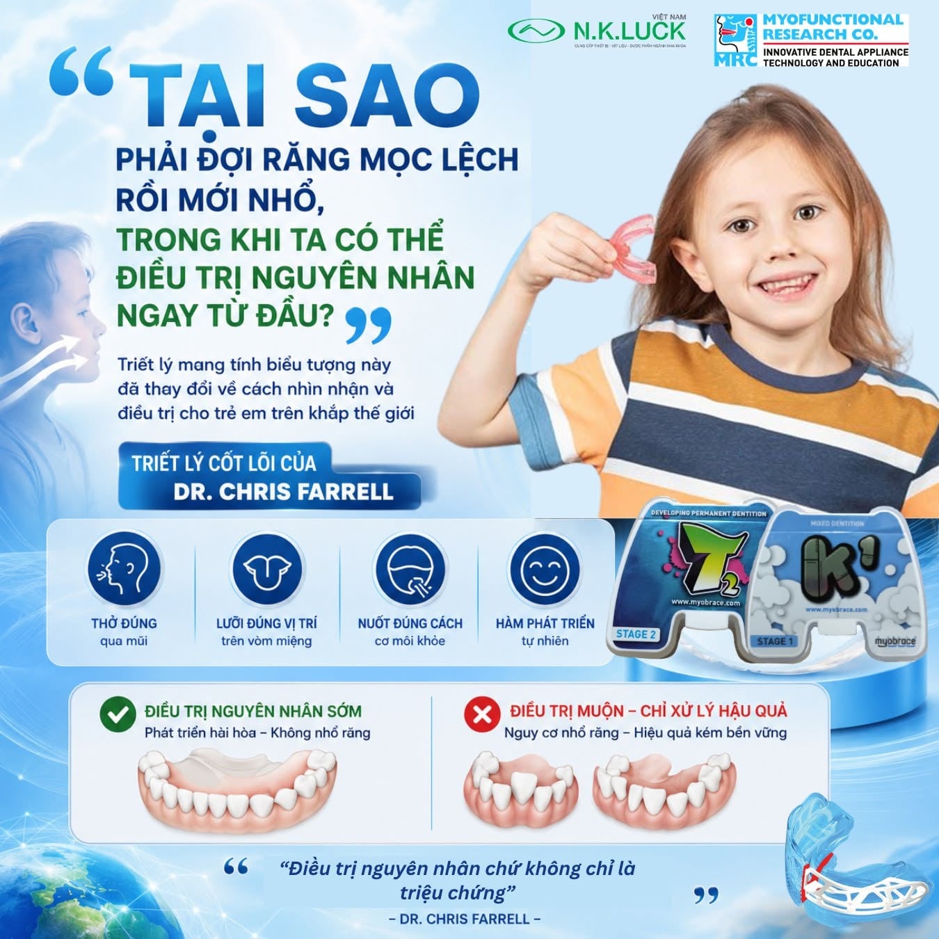 "Cha đẻ" Myobrace® chính thức đặt chân đến Việt Nam