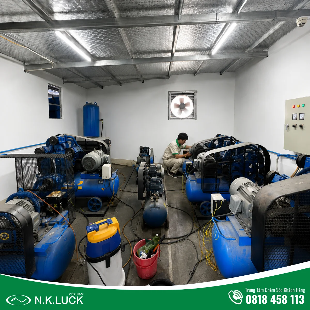 N.K.Luck Việt Nam thực hiện bảo trì hệ thống thiết bị tại Khoa Răng Hàm Mặt - Đại học Quốc tế Hồng Bàng