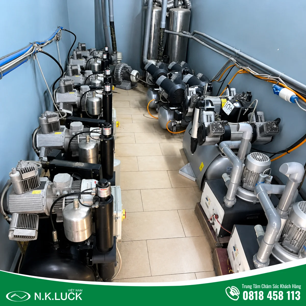 N.K.Luck Việt Nam thực hiện bảo trì hệ thống thiết bị tại Khoa Răng Hàm Mặt - Đại học Quốc tế Hồng Bàng