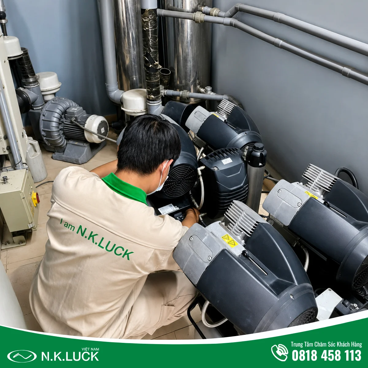 N.K.Luck Việt Nam thực hiện bảo trì hệ thống thiết bị tại Khoa Răng Hàm Mặt - Đại học Quốc tế Hồng Bàng