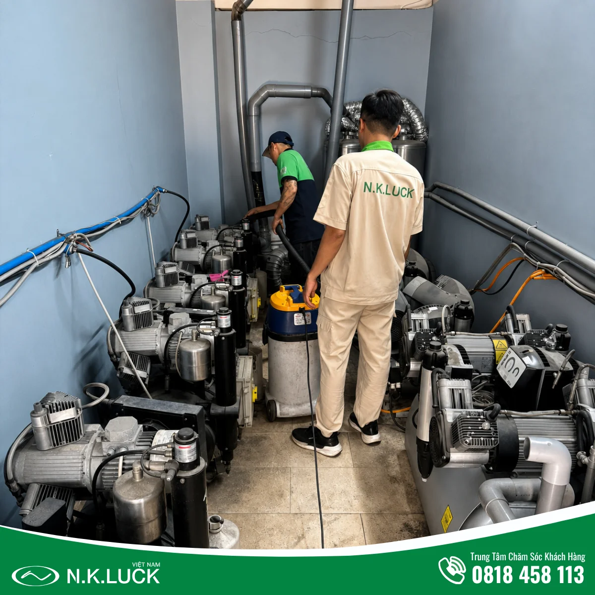 N.K.Luck Việt Nam thực hiện bảo trì hệ thống thiết bị tại Khoa Răng Hàm Mặt - Đại học Quốc tế Hồng Bàng