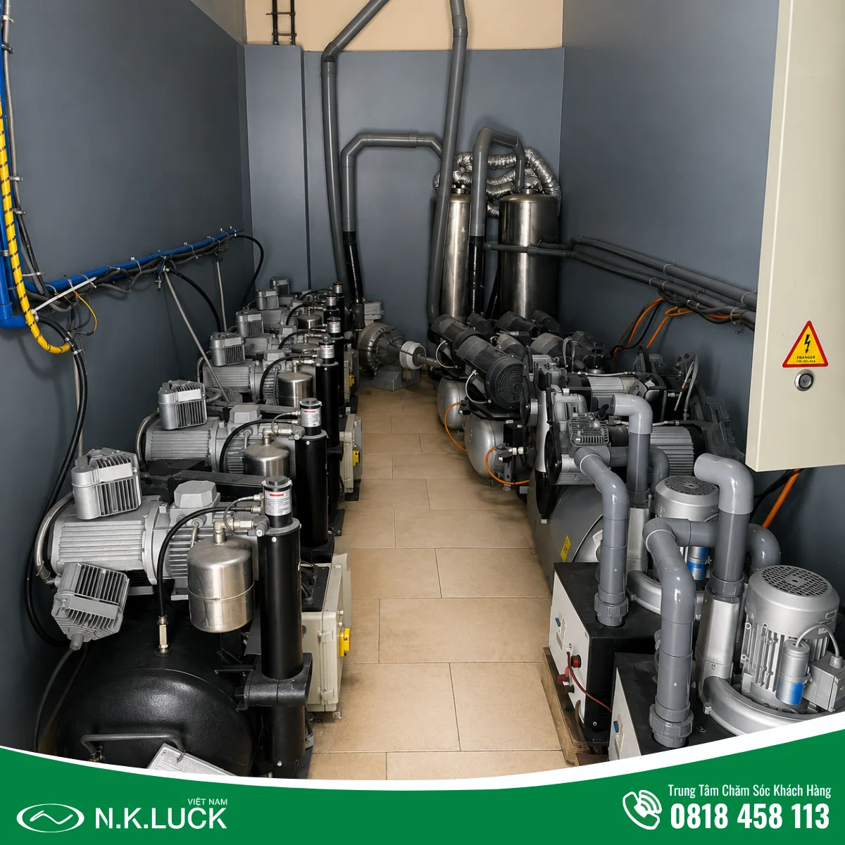 N.K.Luck Việt Nam thực hiện bảo trì hệ thống thiết bị tại Khoa Răng Hàm Mặt - Đại học Quốc tế Hồng Bàng