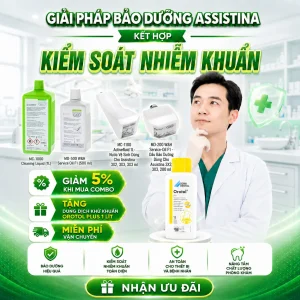 Ưu đãi combo vệ sinh và bảo dưỡng Assistina giảm 5%, tặng Orotol Plus 1 lít