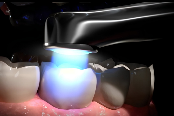 Đèn giúp các vật liệu nha khoa đông cứng nhanh chỉ sau vài giây