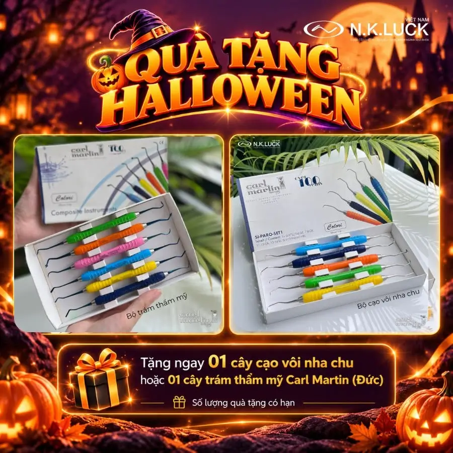 HALLOWEEN SALE 2026 – ƯU ĐÃI THIẾT BỊ NHA KHOA ĐẾN 28% TẠI N.K.LUCK