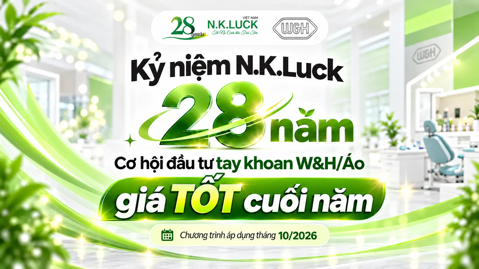 Cơ Hội Đầu Tư Tay Khoan W&H Giảm Đến 28%