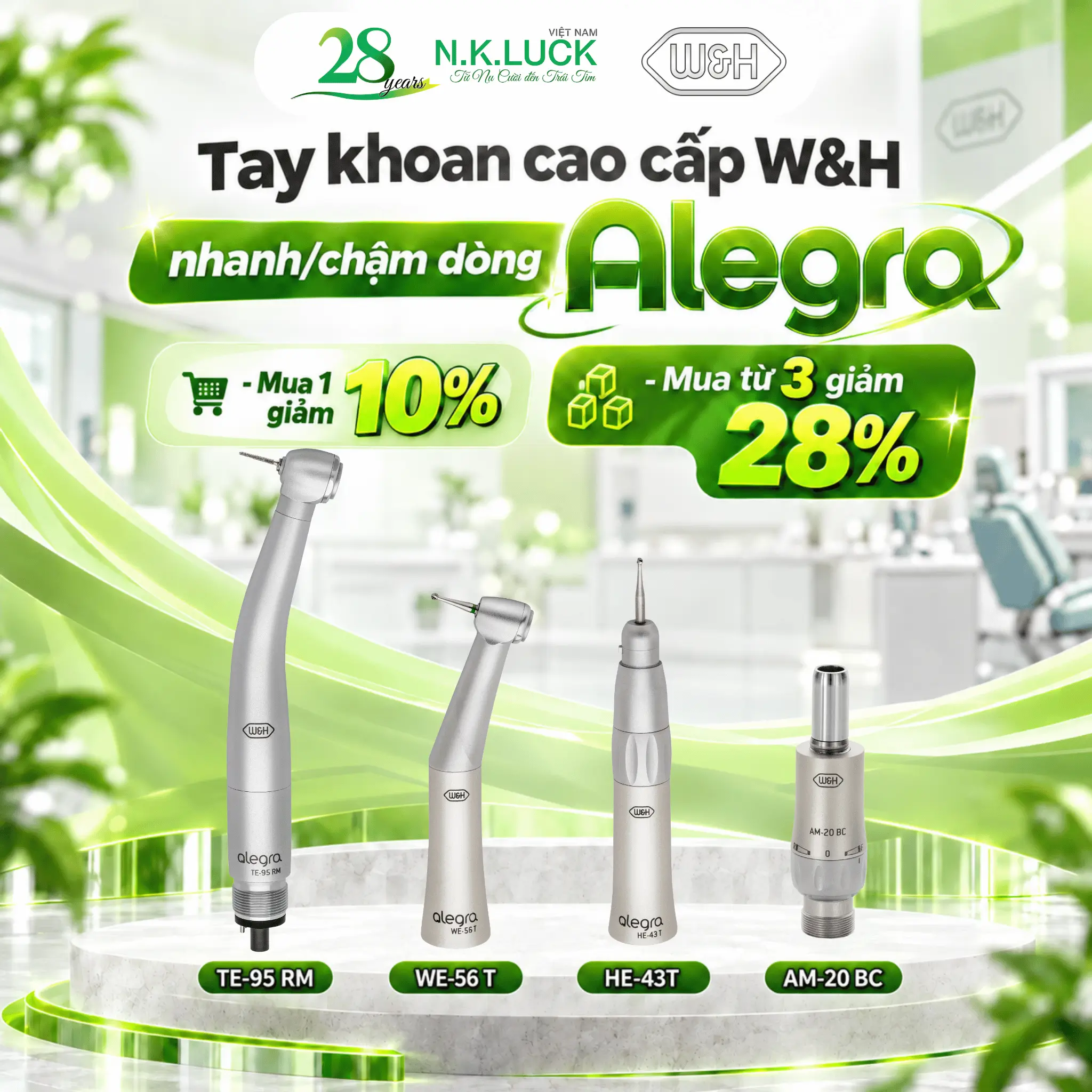 Tay khoan W&H Alegra