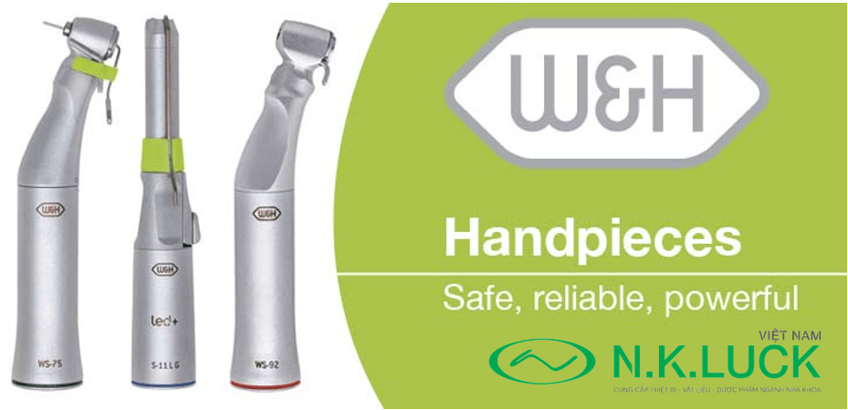 W&H là thương hiệu cung cấp tay khoan nha khoa hàng đầu thế giới.