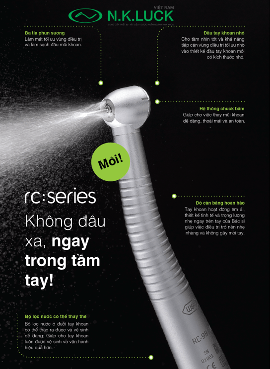 Tay khoan RC - chất lượng từ bên trong sản phẩm.