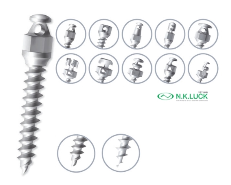 Minivis có cấu tạo như đầu ốc vít nhỏ gọn