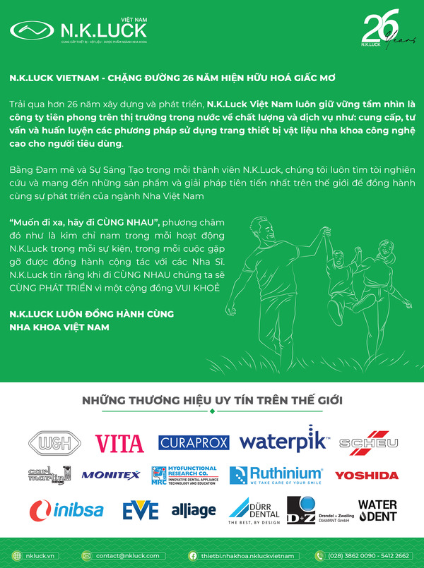 N.K.Luck là địa chỉ bán dụng cụ nha khoa TPHCM uy tín