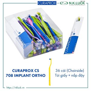 Curaprox CS 708 Implant Ortho (Hộp chairside 36 cây)