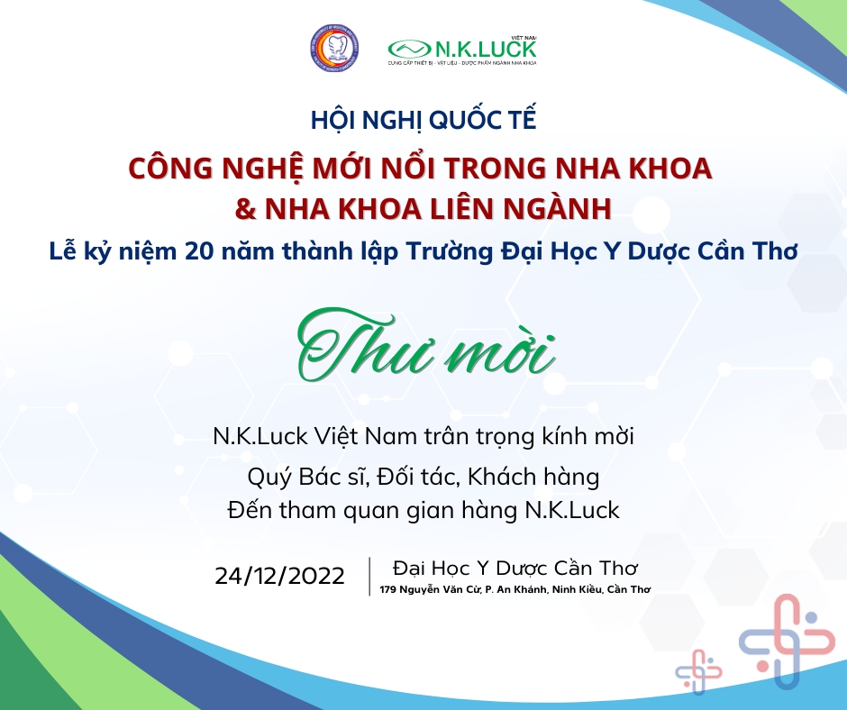 Hội Nghị Quốc Tế & Kỉ Niệm 20 Năm Thành Lập Đại Học Y Dược Cần Thơ