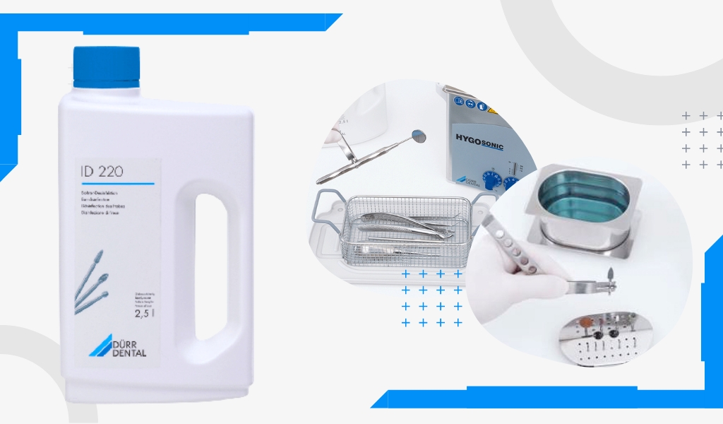 Khử trùng phòng khám với bộ sản phẩm dung dịch sát khuẩn Durr Dental